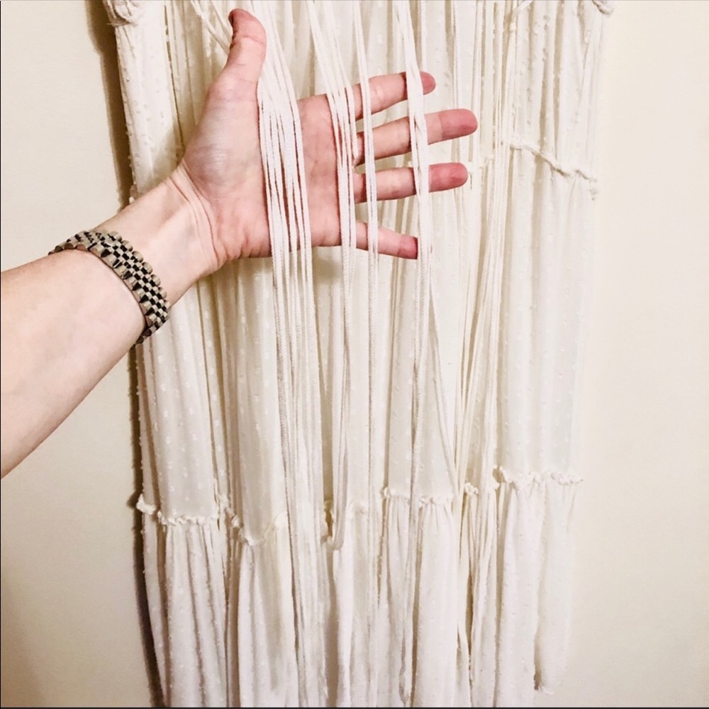 ZARA FLARE DRESS IN IVORY - Picture 8 of 8